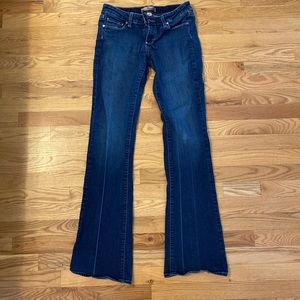 Paige canyon bootcut jeans medium wash, size 27